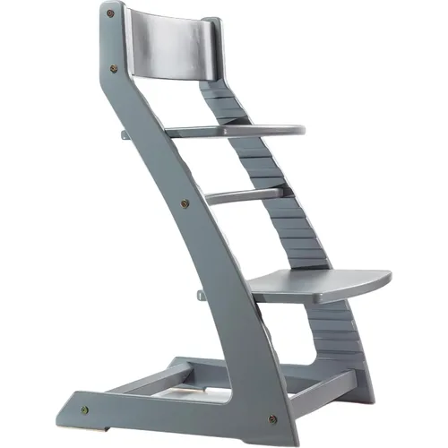 Miniatura 10 de FORNEL Silla alta de madera para bebés y niños pequeños, altura ajustable, fácil de limpiar, silla de comedor para niños de 3 años a 200 libras