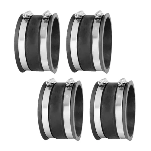 Miniatura 2 de POWERTEC Kit de manguito y codo flexible para recolección de polvo Se adapta a mangueras y tubos de 4 pulgadas
