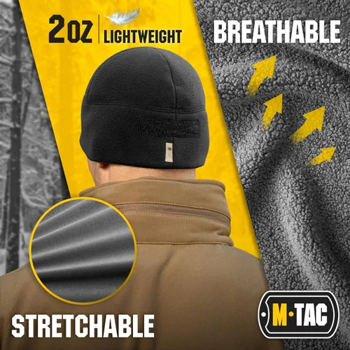 Miniatura 5 de M-Tac Gorra táctica de lana para reloj - Gorro de invierno Elite - Panel de parches