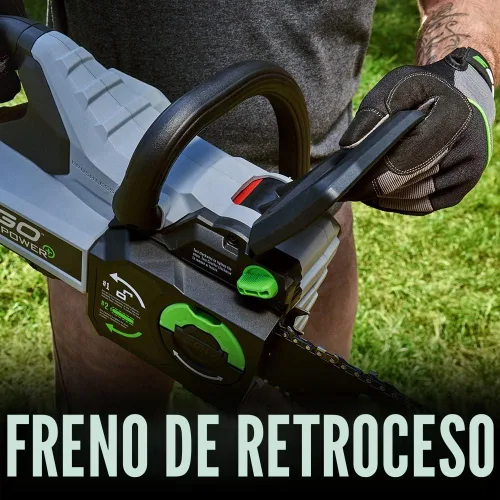 Miniatura 9 de Motosierra EGO POWER+, motosierra de 16” alimentada por batería, eléctrica inalámbrica, incluye batería de 56V 4.0Ah y cargador – CS1613