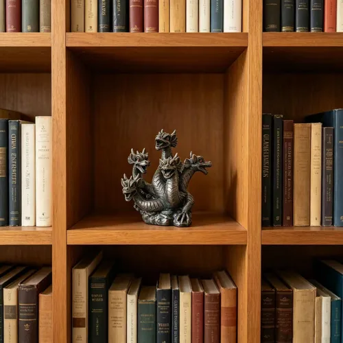 Miniatura 3 de Estatua decorativa de resina de dragón Hosley con quemador de conos de incienso de 21.6 cm de alto, ideal para aromaterapia y decoración de Dragón