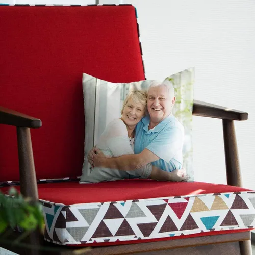 Miniatura 8 de Almohada personalizada: almohada personalizada con imagen y nombre, incluyendo funda e inserción. Impresión a todo color en ambos lados Funda ultra