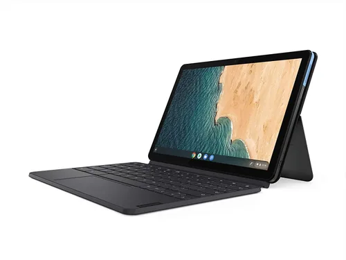 Lenovo Chromebook Duet, 2 en 1, pantalla WUXGA de 10.1 pulgadas (1920 x 1200), MediaTek Helio P60T, 4 GB LPDDR4X RAM, 128 GB eMCP SSD, gráficos MP3
