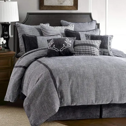 Miniatura 2 de HiEnd Accents - Juego de ropa de cama de lino acolchonado