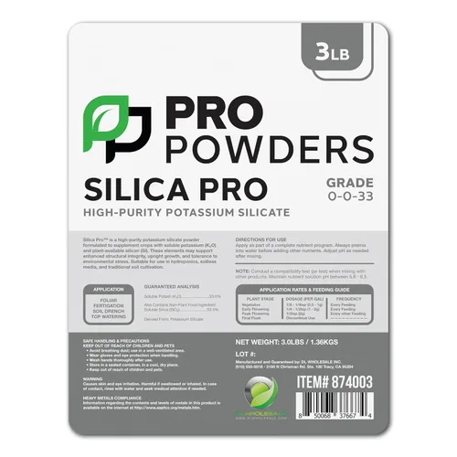 Miniatura 9 de Pro Powders Silica Potasio Silicato de Silicato de 3LB en polvo – Hace hasta 2,700 galones – Estimula ramas y sistema de suministro de nutrientes
