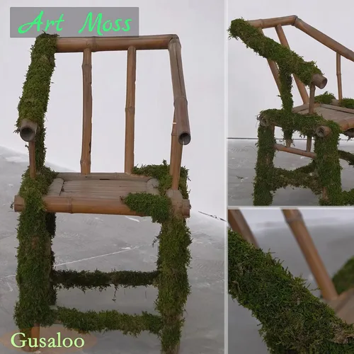 Miniatura 6 de Musgo verde para manualidades, musgo artificial decorativo para plantas en maceta, orquídea sintética, musgo, mezcla de tierra, turba, esfagno