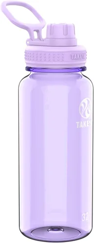 Miniatura 24 de Takeya Tritan - Botella de Agua Deportiva con Tapa de Boquilla - Sin BPA y Apta para Lavavajillas - Botella Reutilizable con Asa en la Tapa - Rosa