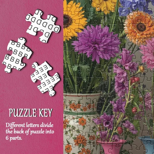 Miniatura 7 de Rompecabezas de flores para adultos de 1000 piezas, rompecabezas floral de plantas vintage, colorido jardín, bonito girasol de primavera, flores