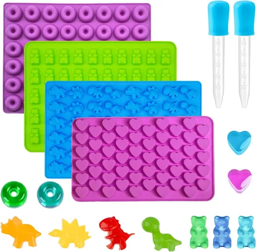 Miniatura 10 de 2 moldes de chocolate – Molde de silicona para chupete de una sola pieza, tamaño bocado, moldes de chocolate para decoración de pasteles y cupcakes