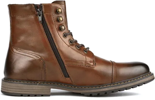Miniatura 4 de Bruno Marc Botas de motocicleta para hombre, botas de vestir Oxford