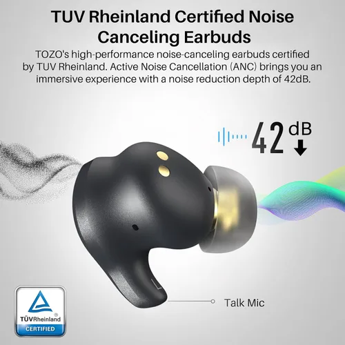 Miniatura 3 de TOZO Golden X1 - Auriculares inalámbricos Bluetooth compatibles con LDAC HD de audio-decodificación de audio, OrigX de alta resolución inalámbrico