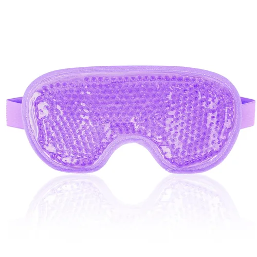 Miniatura 16 de NEWGO Mascarilla refrescante para ojos hinchados, máscara de ojos fríos para ojos para después de cirugía de ojos, alivio del estrés tensional, Azul