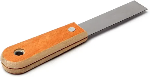 Miniatura 3 de Utoolmart Rascador de masilla de acero rígido Cr-V de 1 pulgada con mango de madera para pegar pintura, pared, baldosas, 2