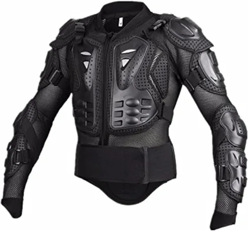 Traje protector de cuerpo completo para motocicleta, M, Negro
