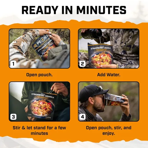 Miniatura 5 de Peak Refuel Comida seca congelada para mochileros y camping Sabor increíble Alta proteína Preparación rápida Peso ligero
