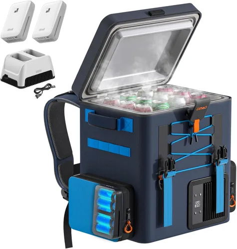 Miniatura 16 de LiTHELi 12V Refrigerador de Coche y Enfriador Eléctrico, 21QT/20L Refrigerador de Coche Portátil (-4-68℉), Enfriador de Compresor Alimentado por