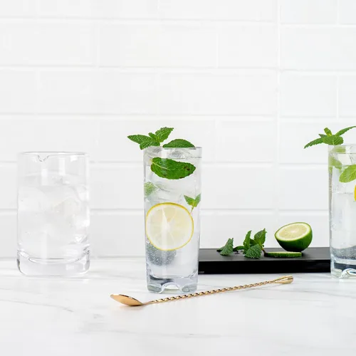 Miniatura 6 de Restaurantware Bar Lux - Cuchara de barra de 12 pulgadas, 1 cuchara agitadora de cóctel con mango de sacacorchos – Cuchara de mezcla de cóctel