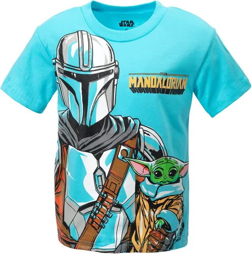 Miniatura 3 de STAR WARS The Mandalorian The Child - Conjunto de camiseta y pantalones cortos de rizo francés para bebés y niños grandes