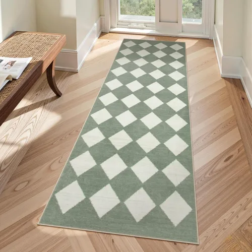 Miniatura 29 de Lahome Alfombras de Área Lavables a Máquina para Dormitorio Estético, Alfombra de Área Suave 4x6 pies para Sala de Estar Antideslizante, Alfombras
