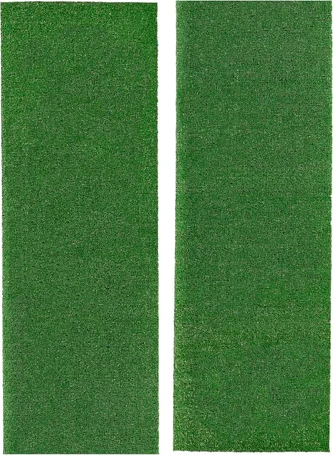 Miniatura 13 de Garland Rug Alfombra de césped artificial de 5 pies x 8 pies, grande para interiores/exteriores, color negro - Negro exuberante, duradera y de bajo