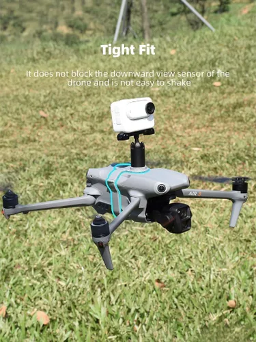 Miniatura 3 de BTG DJI Mavic Air 3S/Air 3 Drone Acción Cámara Soporte para DJI OSMO 360 Nano Acción 5 Pro 4 3/Pocket 3 2/Insta360 Go Ultra 3S X5 X4 Luz Nocturna