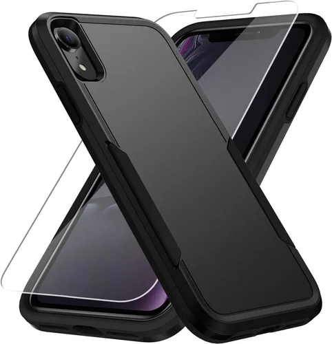 Miniatura 8 de Funda para iPhone 12 Pro Max, con protector de pantalla, [probada contra caídas de grado militar], resistente, resistente, a prueba de golpes
