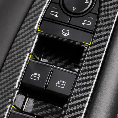 Miniatura 7 de AOKIO Compatible con Mazda 3 2020 2021 2022 2023 2024 2025 Accesorios Panel de Interruptor de Ventana de Puerta Cubierta Moldura de Botón de Control