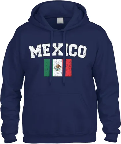 Miniatura 5 de Cybertela Sudadera con capucha con capucha y diseño de la bandera de México