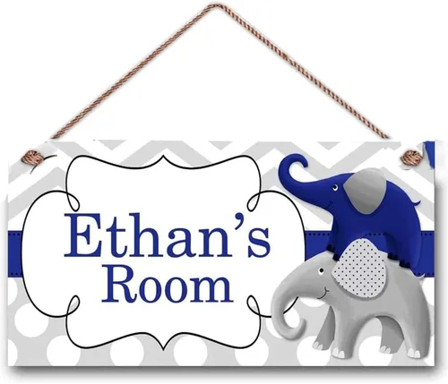 Miniatura 14 de Letreros personalizados, lindo letrero de mapache, decoración de pared personalizada, nombre personalizado, habitación de niños, habitación de bebé