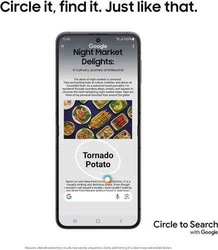 Miniatura 2 de Samsung Galaxy Z Flip5 AI, teléfono celular Android desbloqueado de 512GB, diseño plegable compacto, control con una mano, mejores selfies, gran