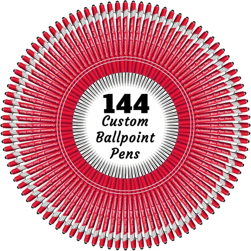 Miniatura 31 de 12 bolígrafos personalizados a granel, bolígrafos personalizados con grabado personalizado con nombre o texto, regalo ideal de aniversario