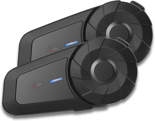 Miniatura 11 de QSPORTPEAK M2 - Intercomunicador de auriculares Bluetooth para casco de motocicleta, dúplex completo, inalámbrico para 6 conductores/alcance 3,280.8