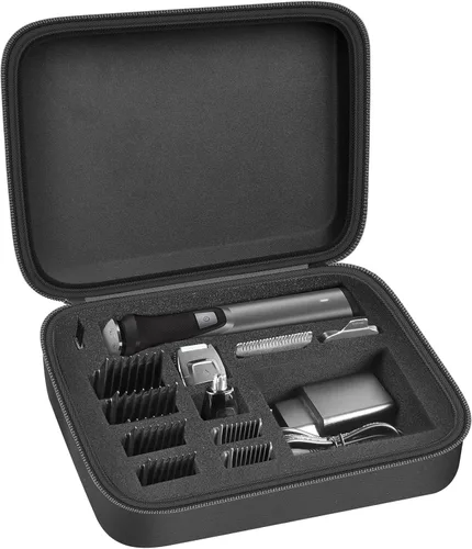Miniatura 8 de Funda compatible con Philips para Norelco Multigroom Series 7000 5000 Kit de aseo para hombre con recortadora MG7750/49 MG7910/49 MG9510/60. Soporte