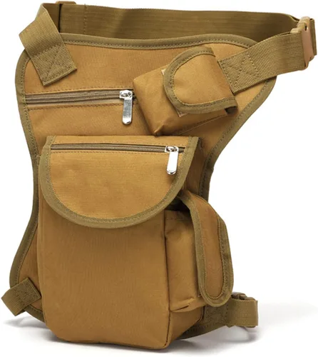 Miniatura 8 de Bolso táctico militar de la pierna del descenso de Molle, paquete del muslo para la motocicleta, ciclismo, equitación, camping, bolsos de cintura