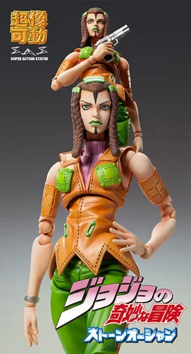 Miniatura 5 de Medicos JoJo's Bizarre Adventure: Parte 6 - Stone Ocean: Hermes Costello Super Action Statue