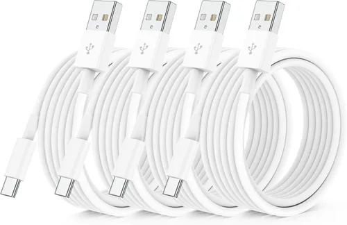 Miniatura 10 de QZIIW Pack de 4 cables Apple USB C de carga rápida de 6 pies para iPhone 17 16 15/17 16 15 Pro/17 16 15 Pro max/16 15 Plus, cable USB A a USB C