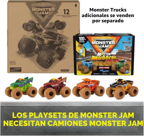 Miniatura 8 de Monster Jam, Megalodon Loop of Doom Set de Juego de Acrobacias con Camión Monstruo Exclusivo de Fundición a Escala 1:64 para Niños, Juguetes