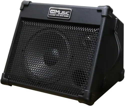 Coolmusic Amplificador portátil para guitarra acústica, para artistas en movimiento, Bluetooth incorporado (40W a batería)