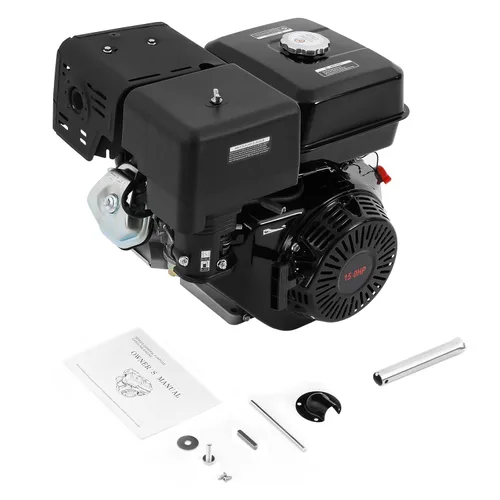 Miniatura 7 de Motor de gas 15HP 420CC 4 tiempos OHV monocilindro horizontal de gasolina motor de gasolina Go Kart Motor de retroceso manual 9KW 3600RPM 190F
