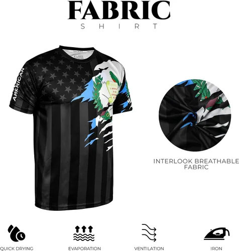 Miniatura 2 de Fury Camiseta unisex de fútbol con la bandera de Estados Unidos y México