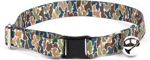 Country Brook Petz - Creekbottom Camo Cat Collar - Camouflage Collection Featuring Rugged Designs