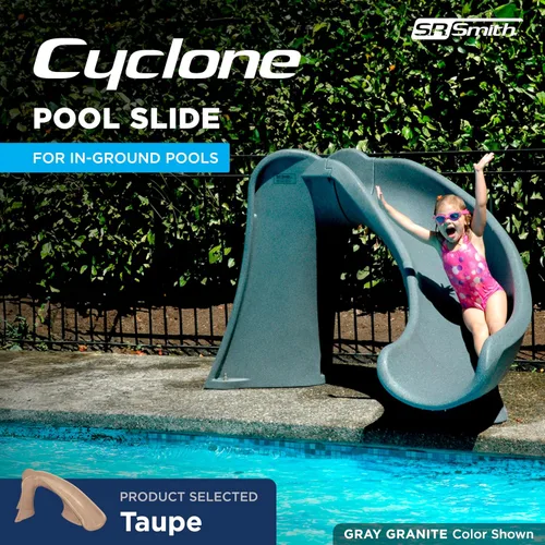 Miniatura 2 de S.R. Smith Cyclone tobogán para piscina de curva derecha, Curva derecha, Arena