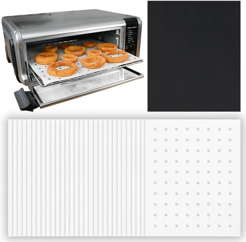 Miniatura 6 de INFRAOVENS Papel pergamino tostador para Ninja Foodi DT201 DCT401, Prestige DT501 DT551, doble pila XL DCT601 DCT651, hojas de horno para horno