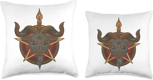 Miniatura 3 de Vonhearse baphomet Baphomet - Almohada de 16 x 16 pulgadas, multicolor