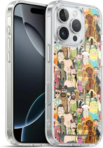 Miniatura 113 de Head Case Designs Funda de gel con licencia oficial de Rick and Morty Aliens Season 3 [protección de grado militar] compatible con Apple iPhone 12