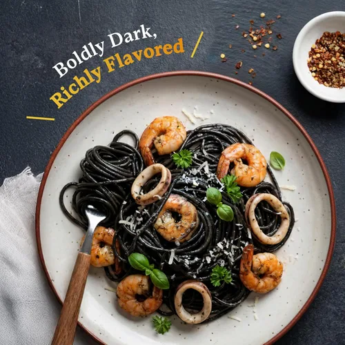 Miniatura 3 de Tinta de calamar Black Hut para cocinar, pasta de tinta de calamar, colorante negro para alimentos, calamares de tinta para fideos de arroz, pizza