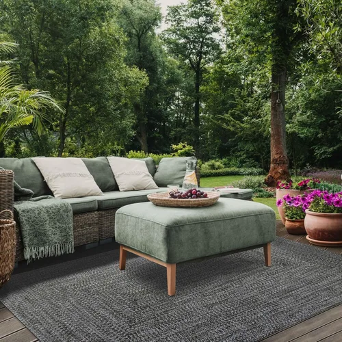 Miniatura 51 de Superior Alfombra de área grande para interiores y exteriores, reversible, trenzada, decoración del piso del hogar para sala de estar, cocina