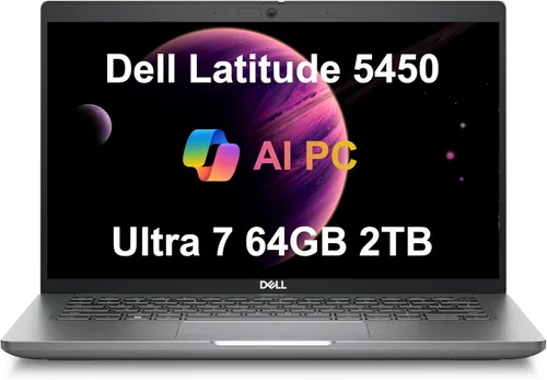 Miniatura 11 de Dell Latitude 5450 5000 Business Laptop (14" FHD, Intel 12-Core Ultra 7 155U, 16GB DDR5 RAM, 512GB SSD), 1080p IR Webcam, 2x Thunderbolt 4