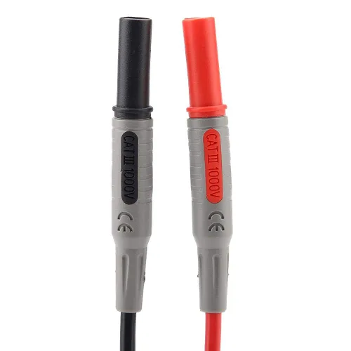 Miniatura 7 de Kit de cables de prueba P1300B, multímetro digital electrónico de cables de prueba con extensión de prueba, pinzas de cocodrilo/cocodrilo, puntas