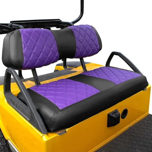 Miniatura 10 de NOKINS Juego de fundas de asiento de diamante para carrito de golf Club Car DS 2000.5 en adelante, se adapta a Club Car DS OEM estándar cojín